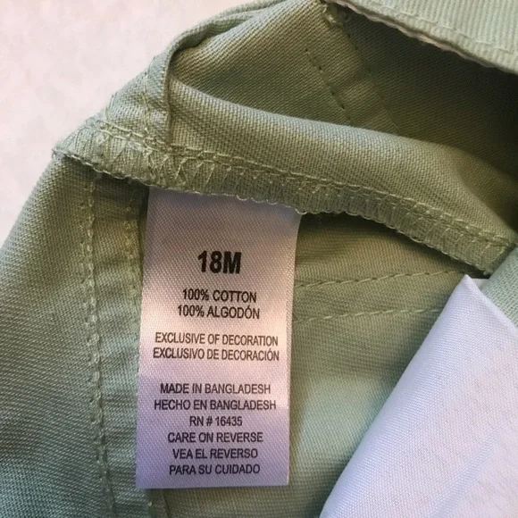 Girl’s Toddler Cute Outfit Matching Set, Green Purple Size 18M New Without Tags - Picture 5 of 8